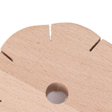 2Pcs Beading Cord Disc Wooden Round DIY Bracelet Braiding Plate Weaving Board Tools