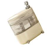 Desktop Storage Box 3 Tier Rotating Divided Organizer for Jewelry Data Cable Cosmetic Cream White