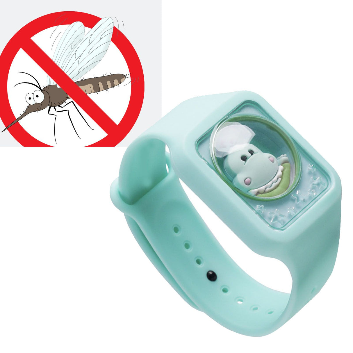 Repellent Bracelet Leak Free Long Lasting Multipurpose Safe Anti Bite Repellent Wrist Band for Kids Outdoor Green