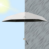 Sun Umbrella Super Light Mini Foldable UV Protection Wind Proof Portable Dual Use Umbrella White