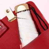 Sun Umbrella Super Light Mini Foldable UV Protection Wind Proof Portable Dual Use Umbrella White