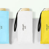 Sun Umbrella Super Light Mini Foldable UV Protection Wind Proof Portable Dual Use Umbrella White