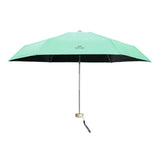 Sun Umbrella Super Light Mini Foldable UV Protection Wind Proof Portable Dual Use Umbrella Avocado Green - Side View