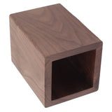 Cooking Utensil Container Smoothing Stable Large Capacity Simple Wooden Pen Holder for Kitchen Family Office Squared(4.3x3.1x3.1in) - Extra Image
