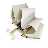 Travel Umbrella Ice Cream Color Sun Rain Proof UV Protection Foldable Portable Umbrella for Men Women White Brown