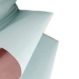 Travel Umbrella Ice Cream Color Sun Rain Proof UV Protection Foldable Portable Umbrella for Men Women Cyan Pink - Close-Up Angle