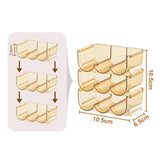 3pcs Lipstick Holder Transparent Storage Overlay Clear Lipstick Display Holder for Lip Gloss Transparent Orange - Extra Image