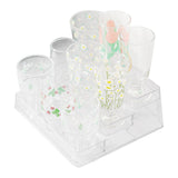 Clear Acrylic Display Riser Shelf 3 Tier Riser Display Stand Kitchen Bathroom Storage Rack