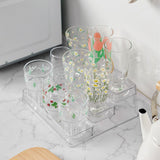 Clear Acrylic Display Riser Shelf 3 Tier Riser Display Stand Kitchen Bathroom Storage Rack