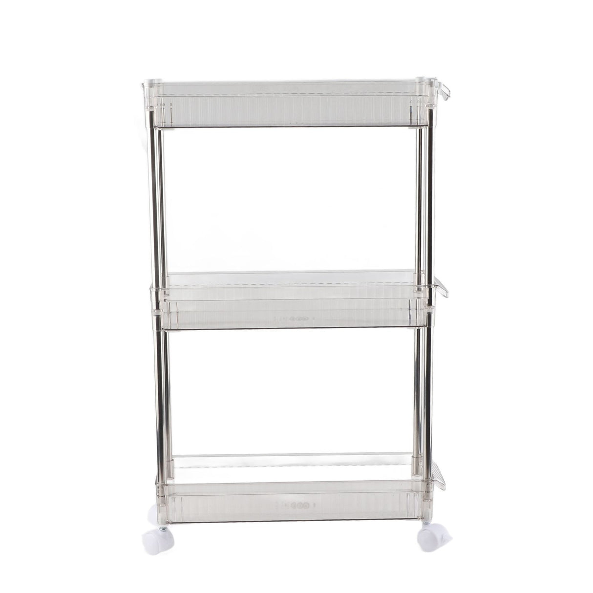 Bathroom Gap Shelf Bathroom Cosmetics Transparent Storage Rack Multi Layer Bathroom Organizer 3 Layers 37x12x50cm