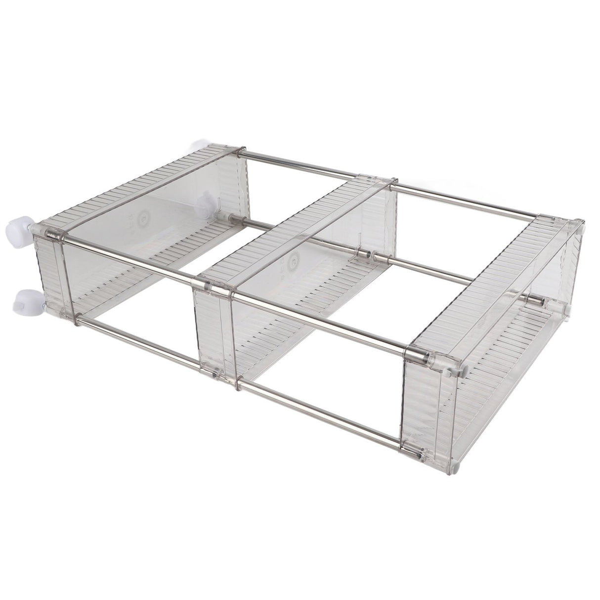 Bathroom Gap Shelf Bathroom Cosmetics Transparent Storage Rack Multi Layer Bathroom Organizer 3 Layers 37x12x50cm