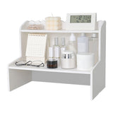 Desktop Wood Display Shelf Desk Multi Layer Storage Rack Mini Bookshelf Cosmetics Organizer M