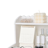 Desktop Wood Display Shelf Desk Multi Layer Storage Rack Mini Bookshelf Cosmetics Organizer M