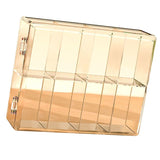 8 Grid Cartoon Anime Figure Display Storage Box 8 Compartment Transparent Anime Figure Display Case for Home
