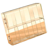 8 Grid Cartoon Anime Figure Display Storage Box 8 Compartment Transparent Anime Figure Display Case for Home - Top-Down View