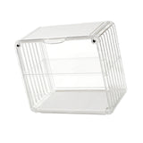 Figure Display Box Acrylic Blind Box Display Case Assemble Collectibles Box Dustproof Protection Showcase for Action Figure Small Size Transparent White