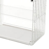 Figure Display Box Acrylic Blind Box Display Case Assemble Collectibles Box Dustproof Protection Showcase for Action Figure Small Size Transparent White