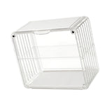 Figure Display Box Acrylic Blind Box Display Case Assemble Collectibles Box Dustproof Protection Showcase for Action Figure Small Size Transparent White