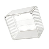 Figure Display Box Acrylic Blind Box Display Case Assemble Collectibles Box Dustproof Protection Showcase for Action Figure Small Size Transparent White