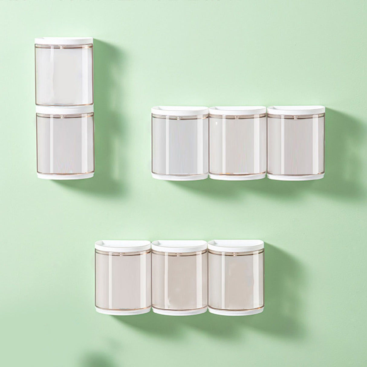 Figure Storage Box Transparent Wall Mounted Doll Figure Display Box Exhibition Box 1 Layer 11x13.5cm