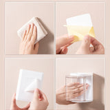 Figure Storage Box Transparent Wall Mounted Doll Figure Display Box Exhibition Box 1 Layer 11x13.5cm