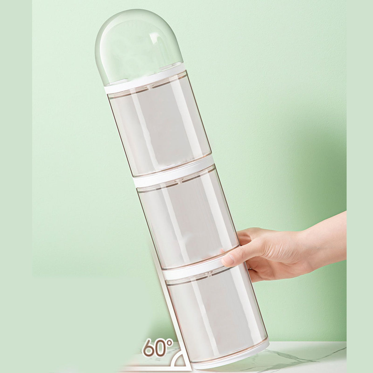 Figure Storage Box Transparent Wall Mounted Doll Figure Display Box Exhibition Box 1 Layer 11x13.5cm