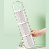 Figure Storage Box Transparent Wall Mounted Doll Figure Display Box Exhibition Box 1 Layer 11x13.5cm - Low Angle