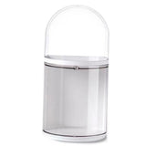 Figure Storage Box Transparent Wall Mounted Doll Figure Display Box Exhibition Box 2 Layer 11x22cm - Front View
