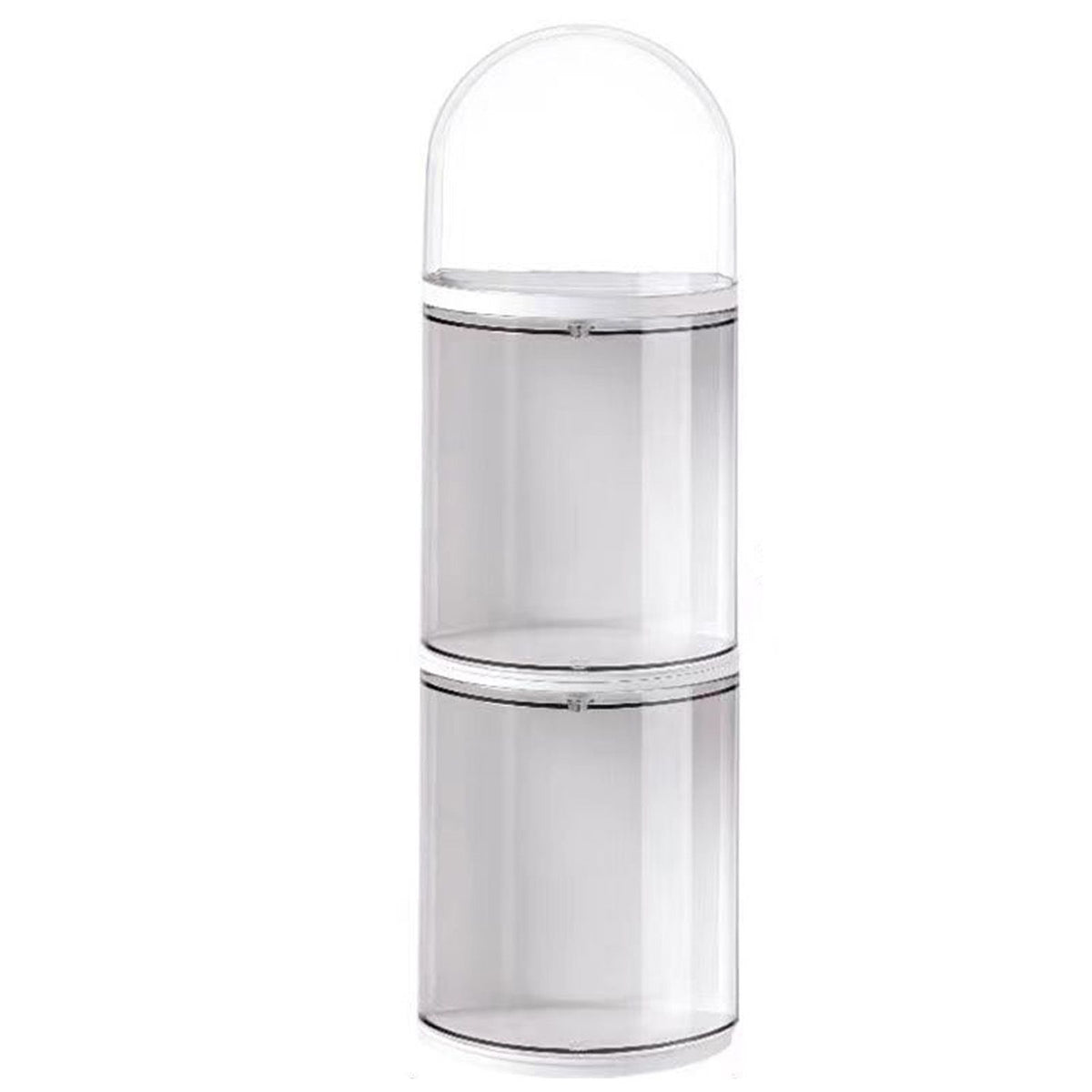 Figure Storage Box Transparent Wall Mounted Doll Figure Display Box Exhibition Box 3 Layer 11x35.5cm