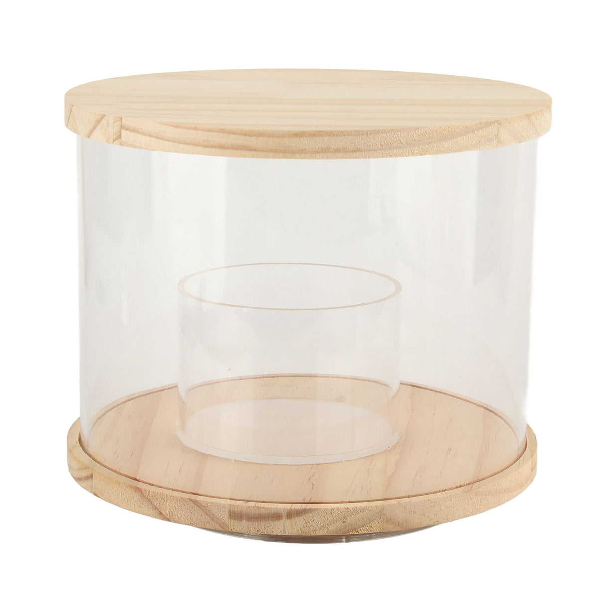 Action Figure Display Case Rotating Base Dustproof Waterproof Acrylic Action Figure Cabinet for Bedroom Office