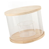 Action Figure Display Case Rotating Base Dustproof Waterproof Acrylic Action Figure Cabinet for Bedroom Office