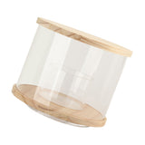 Action Figure Display Case Rotating Base Dustproof Waterproof Acrylic Action Figure Cabinet for Bedroom Office - Extra Image