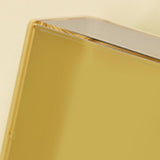 Doll Display Case ABS Transparent Stackable Clear Display Box Toy Storage Stand for Mini Figures Collectibles Large Yellow - Close-Up Angle