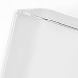 Doll Display Case ABS Transparent Stackable Clear Display Box Toy Storage Stand for Mini Figures Collectibles Large White - Close-Up Angle