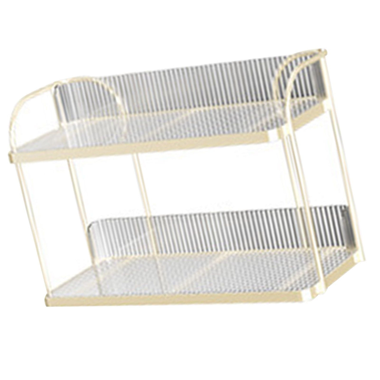 Transparent Double Layer Storage Rack Desktop Cosmetic Storage Rack Accessories Organizer for Bedroom