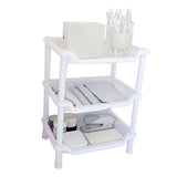 3 Tier Bathroom Countertop Organizer Detachable Multifunctional Makeup Storage Shelf Rack for Bathroom Kitchen Bedroom