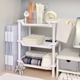 3 Tier Bathroom Countertop Organizer Detachable Multifunctional Makeup Storage Shelf Rack for Bathroom Kitchen Bedroom