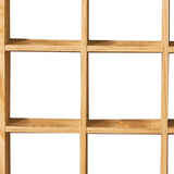 12 Grids Action Figure Wooden Storage Shelf Figure Wood Shadow Box Shelf Organizer for Bedroom Living Room Study Without Back Plate - Extra Image