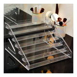 Desktop Lipstick Storage Box Plastic Transparent Makeup Storage Display Case for Perfume Nail Polish