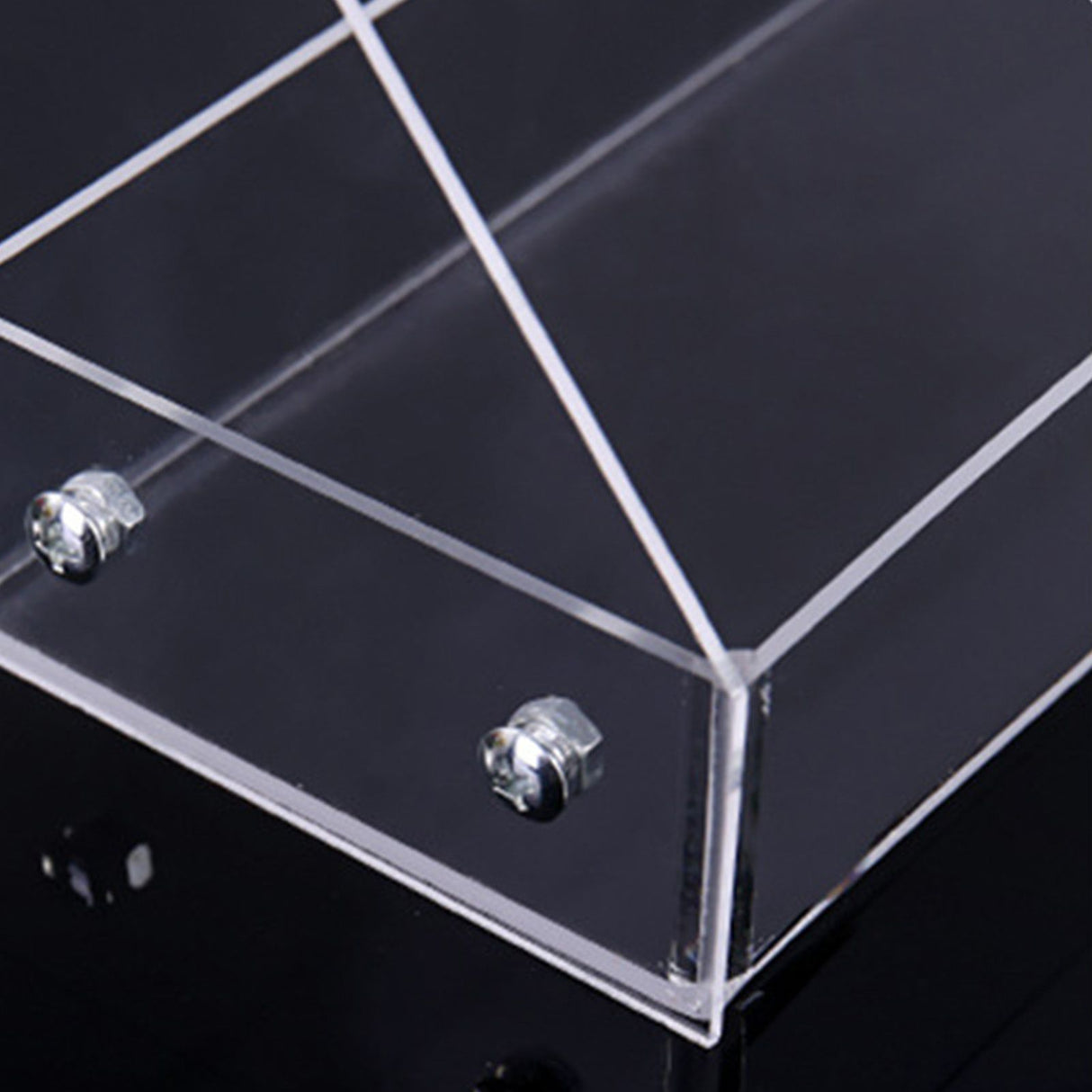 Desktop Lipstick Storage Box Plastic Transparent Makeup Storage Display Case for Perfume Nail Polish
