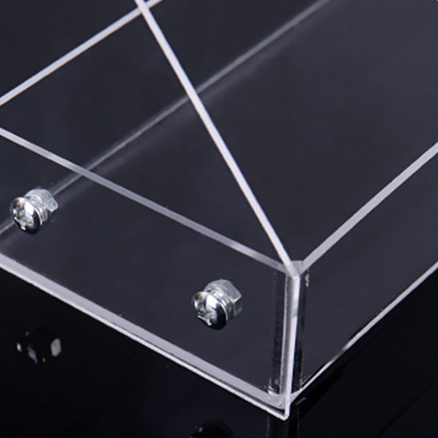 Desktop Lipstick Storage Box Plastic Transparent Makeup Storage Display Case for Perfume Nail Polish