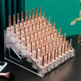 Desktop Lipstick Storage Box Plastic Transparent Makeup Storage Display Case for Perfume Nail Polish
