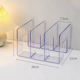 Handbag Organizer Household Transparent Bag Storage Rack Bed Room PC Mini Purse Shelf 3 Section - Extra Image