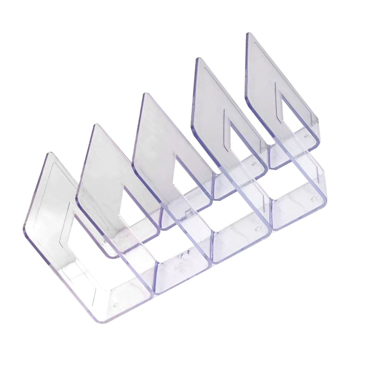 Handbag Organizer Household Transparent Bag Storage Rack Bed Room PC Mini Purse Shelf 4 Section