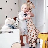 Giraffe Doll Plush Toy Cute Soft Full Filling High Elasticity Skin Friendly Perfect Gift for Kids Adults 45cm - 45-Degree Angle