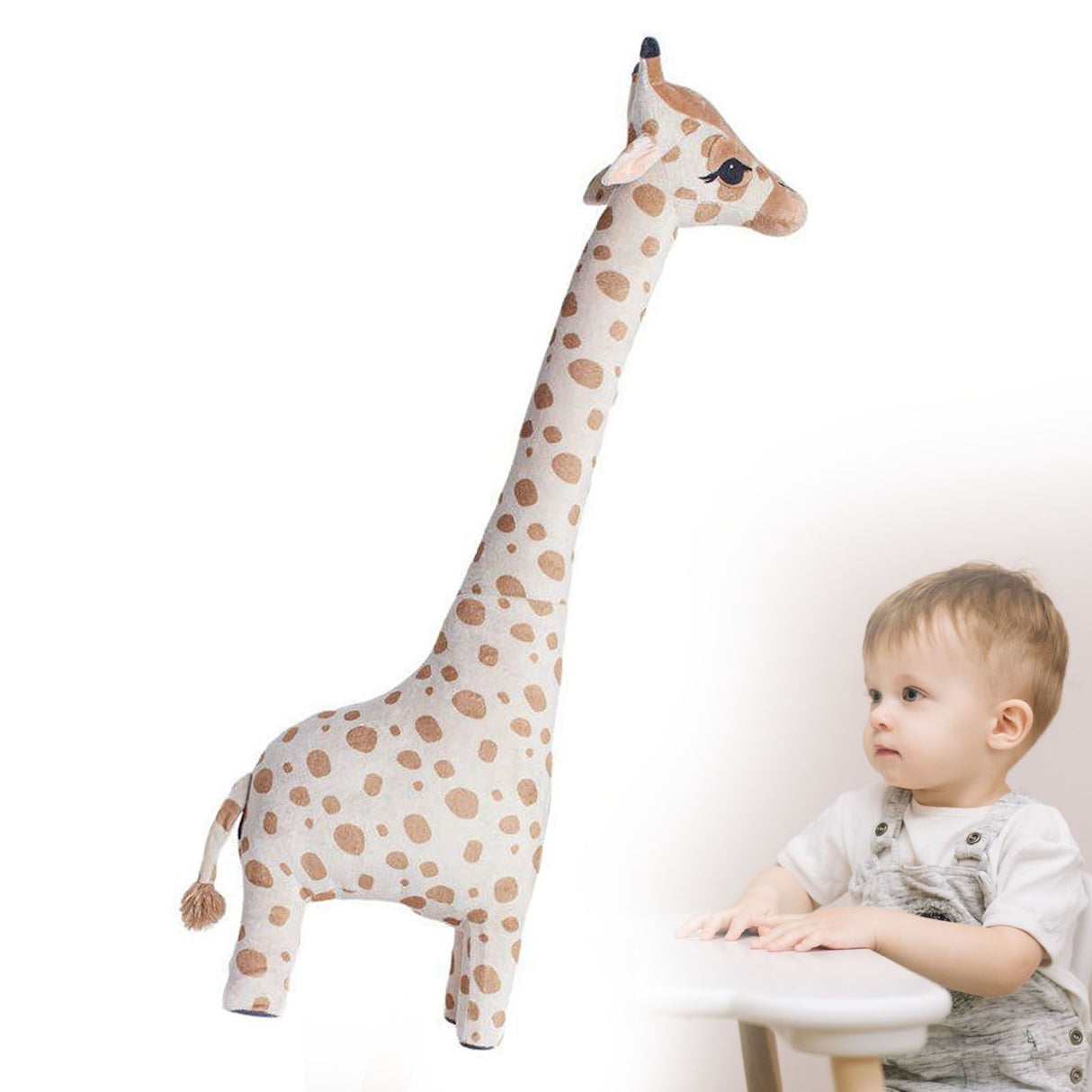 Giraffe Doll Plush Toy Cute Soft Full Filling High Elasticity Skin Friendly Perfect Gift for Kids Adults 45cm