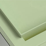 Figure Organizer Desktop Doll Acrylic Display Cabinet High Transparency Sealed Dustproof Show Case Light Green