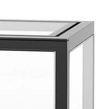 Figure Organizer Desktop Doll Acrylic Display Cabinet High Transparency Sealed Dustproof Show Case Black