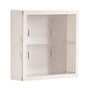 Wall Mounted Showcase Blind Box Figures Display Case Handicraft Storage Display Rack Dust Proof Doll Toy Storage Box White