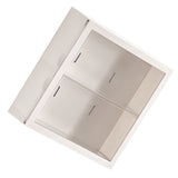 Wall Mounted Showcase Blind Box Figures Display Case Handicraft Storage Display Rack Dust Proof Doll Toy Storage Box White